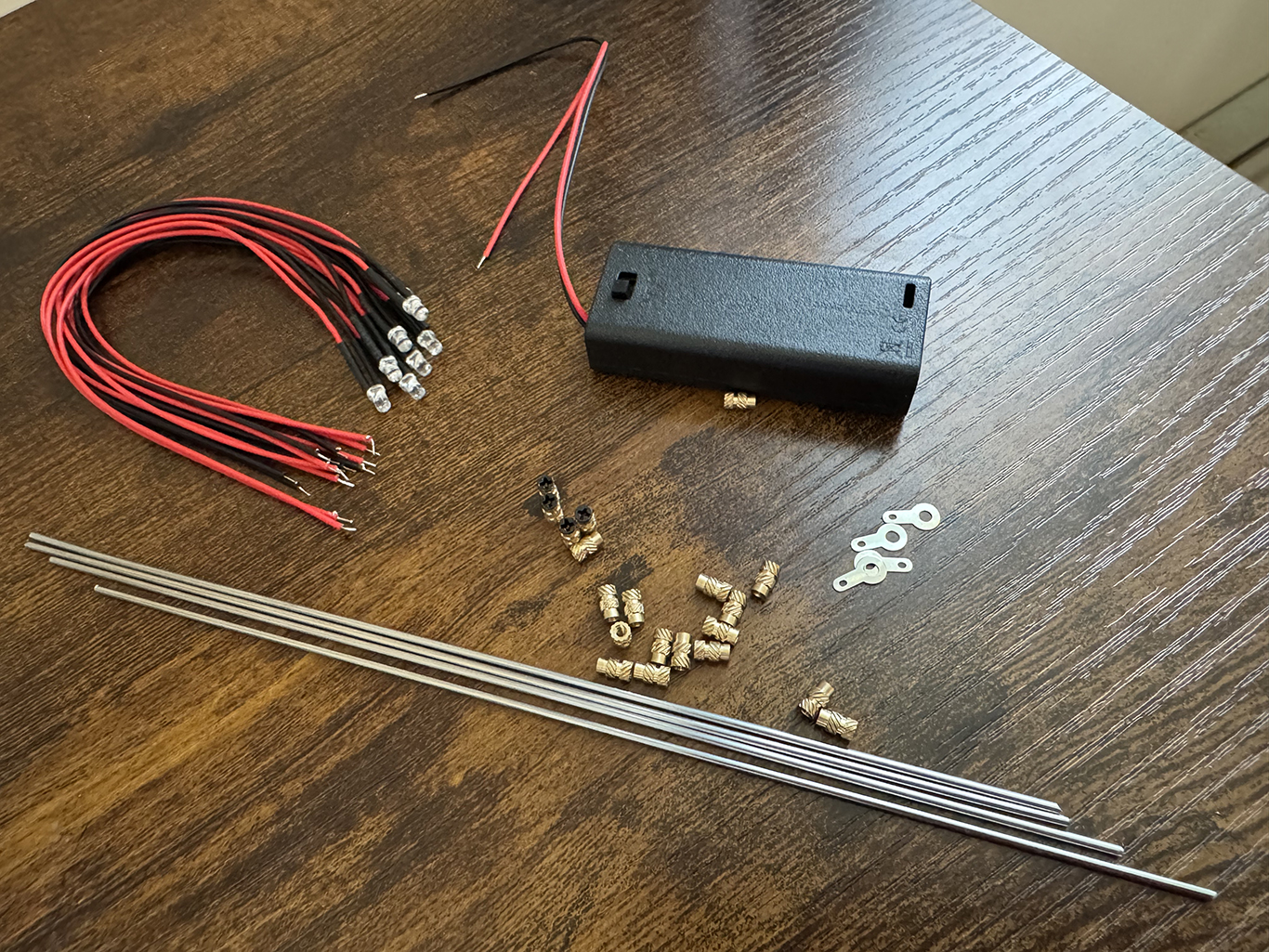 PARTS KIT for 1/64 Scale Light Up Car stand display - All Hardware Needed