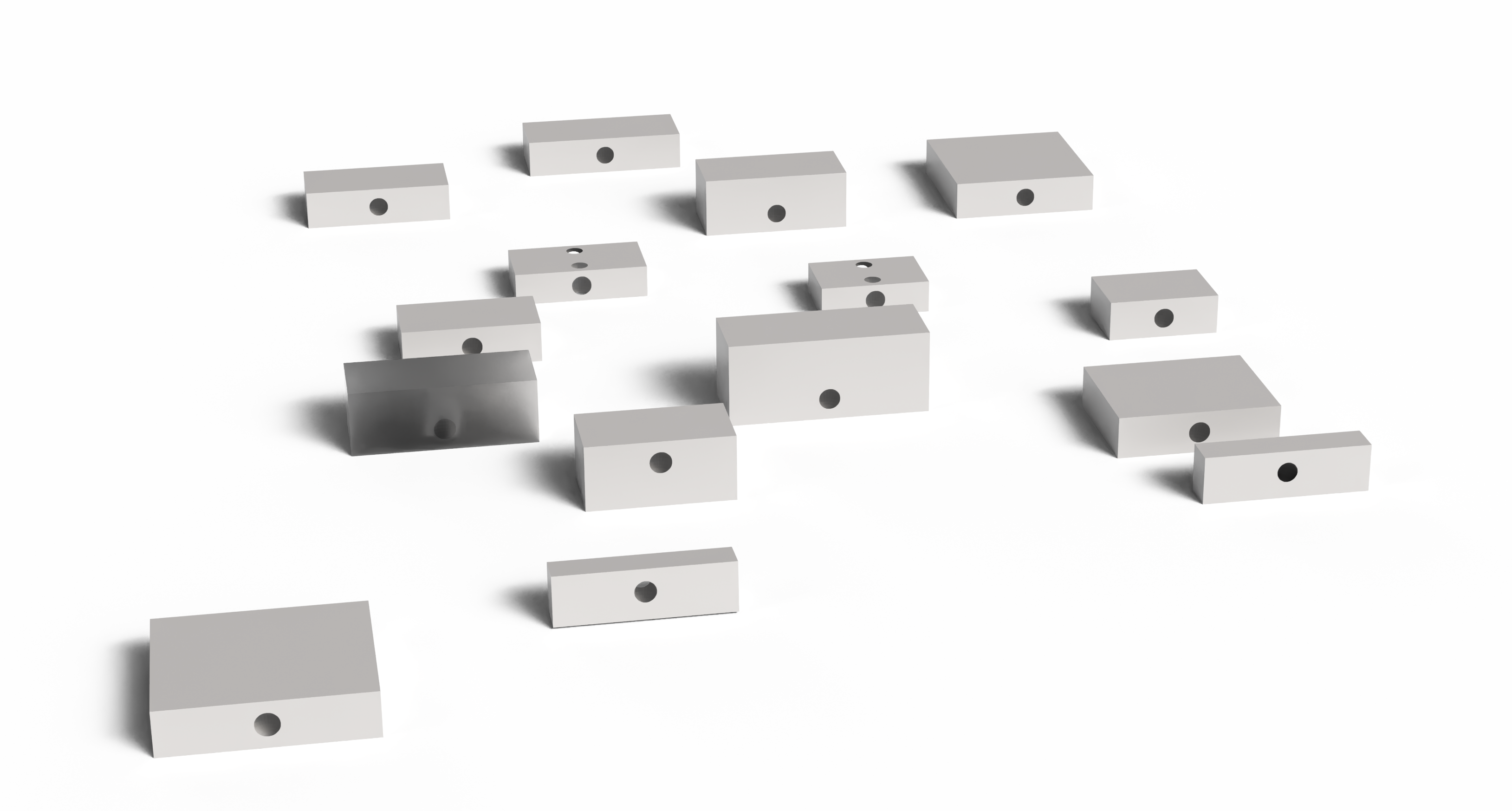 Drop Blocks™ Mega Pack -15 SIZES!- STL DROP- 3dp Print your Own - print in TPU